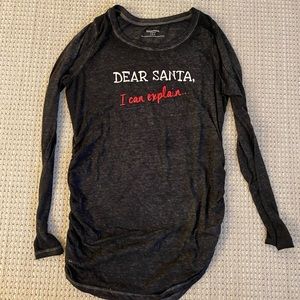 3/$20 Motherhood Maternity Christmas Long-sleeve Size Large